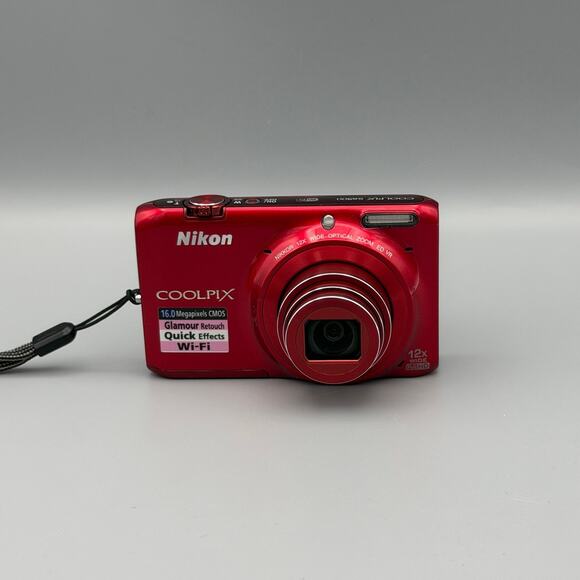 Nikon Coolpix S6500 Digital Camera | 16MP | Red - Picture 2 of 5